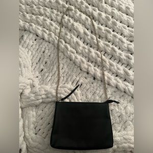 H&M - Black and Gold Chain Purse